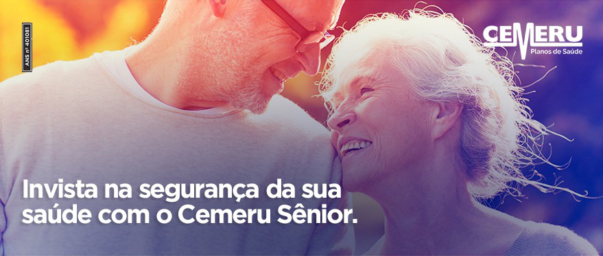 Cemeru Sênior: Maturidade com mais saúde é muito melhor! Cemeru Sênior: Maturidade com mais saúde é muito melhor!